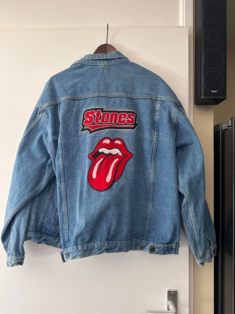 Rolling Stones Spijkerjas Tour 97/98 - Maat L - Mint Conditi, Kleding | Heren, Ophalen of Verzenden, Nieuw, Blauw