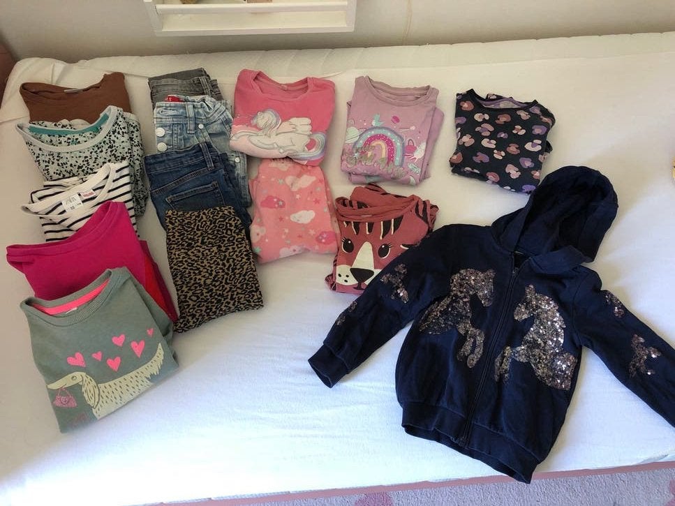 Winterkleding meisje maat 104-110, Kinderen en Baby's, Ophalen, Gebruikt, Meisje, Setje