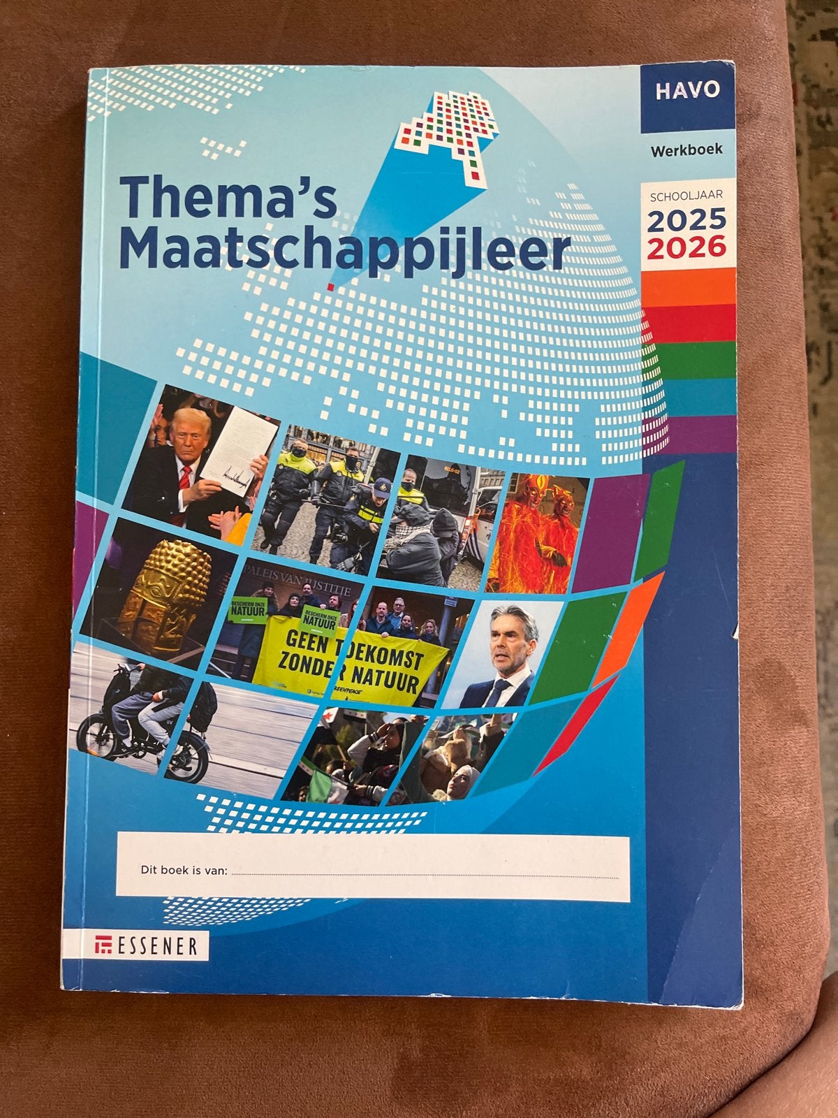 Thema's Maatschappijleer HAVO Werkboek 2025-2026, Ophalen of Verzenden, Zo goed als nieuw, HAVO, Maatschappijleer