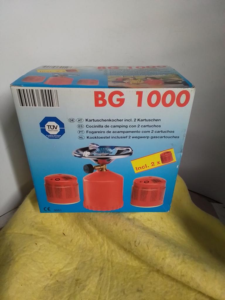 15124) camping gas kook toestel met extra vulling, Ophalen of Verzenden, Nieuw