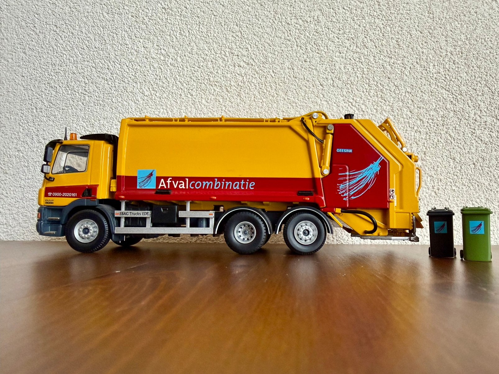 Tekno: Afval combinatie DAF CF Geesink opbouw met rolemmers, Ophalen of Verzenden, Zo goed als nieuw, Bus of Vrachtwagen, Tekno