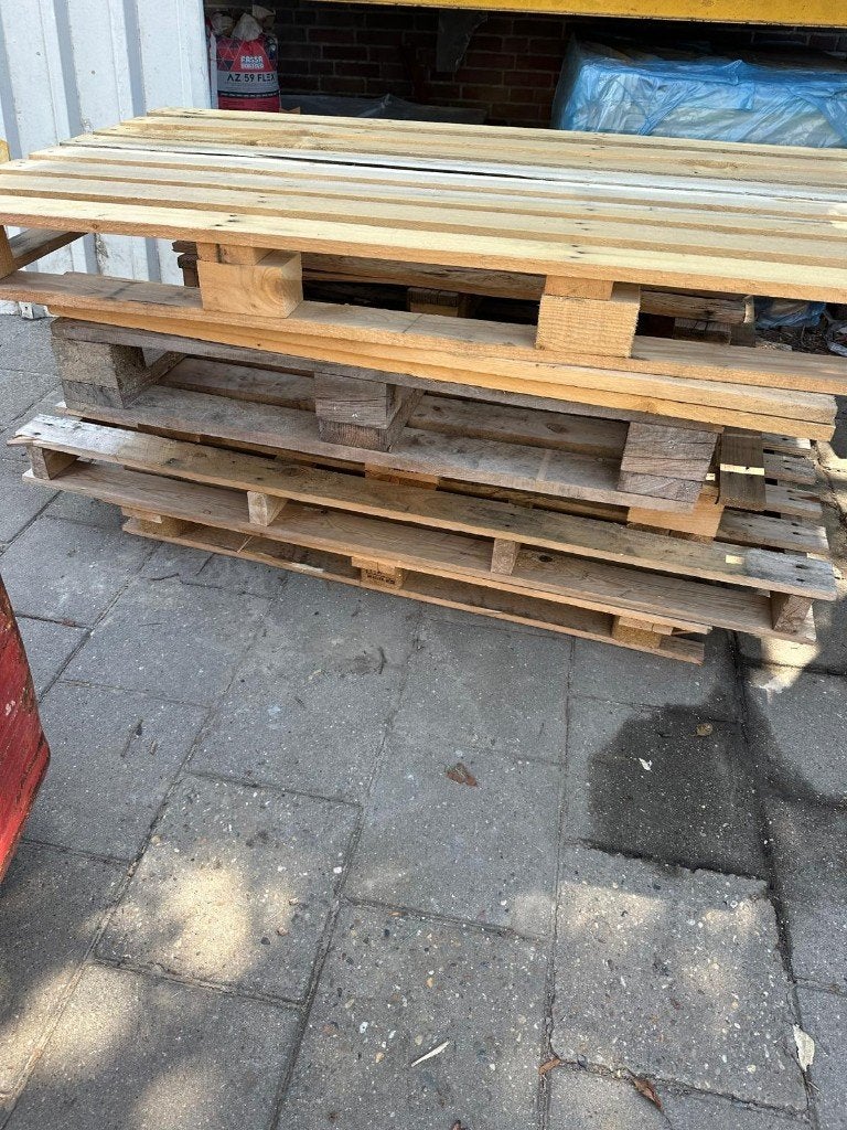 houten pallets, Ophalen, Gebruikt, 25 tot 50 mm, Pallet