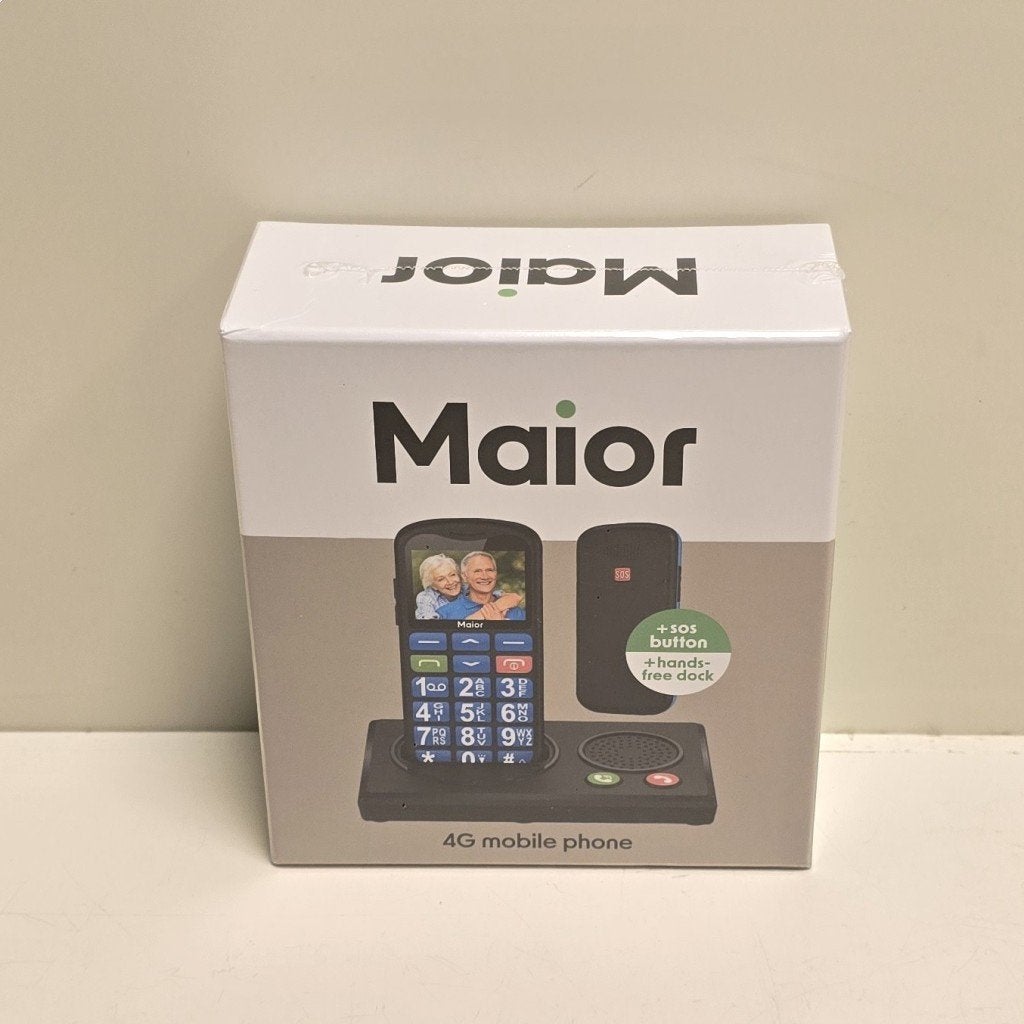 Maior Seniorentelefoon 4G  Plus Docking Station |  (839399), United Retail BV, Info@naw.nl, Huizermaatweg 480, 1276 LM Huizen