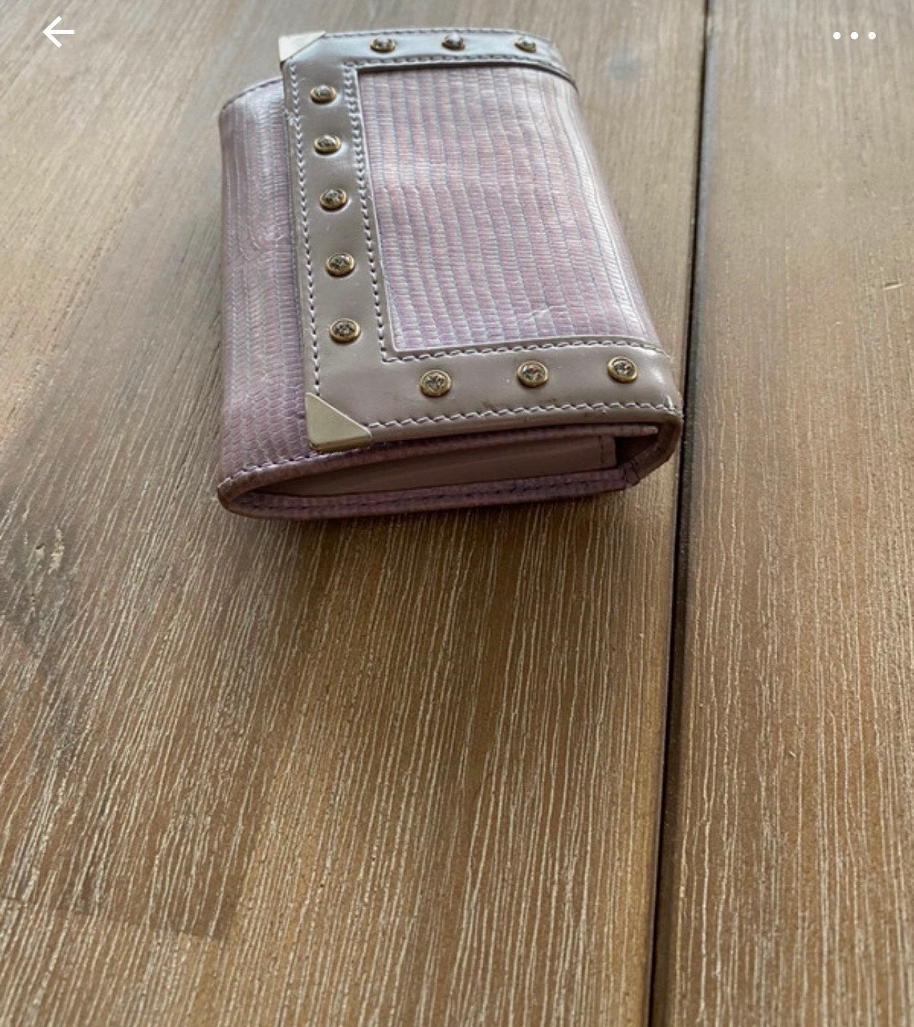 Originele Swarovski portemonnee met kristallen afwerking, Ophalen of Verzenden, Zo goed als nieuw, Paars, Overige merken