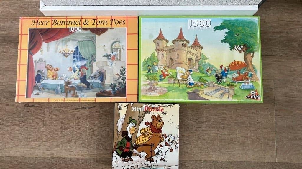 Tom poes en bommel puzzels, Ophalen of Verzenden, Olivier B, Bommel en Tom Poes, Zo goed als nieuw