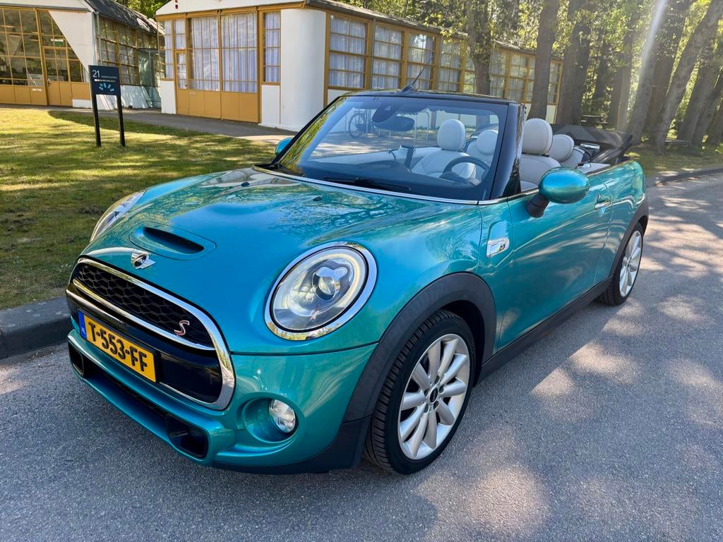 Mini Cooper S 2.0 Cabrio 2016 | Chili & JCW pack | APK Nieuw, Voorwielaandrijving, 1998 cc, Cabriolet, 4 stoelen