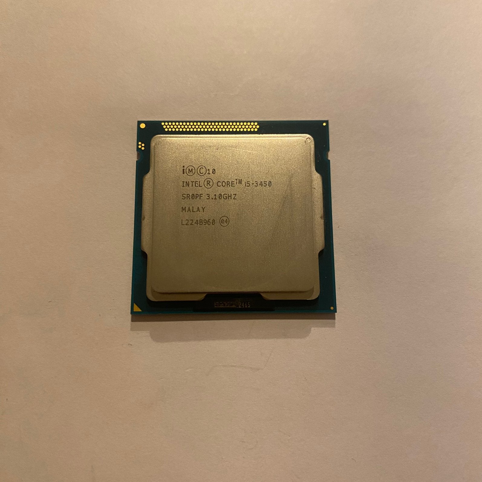 intel Core i5-3450 Quad-Core @3,10GHz ( LGA 1155 ), Computers en Software, Processors, Gebruikt, 4-core, 3 tot 4 Ghz, Ophalen of Verzenden