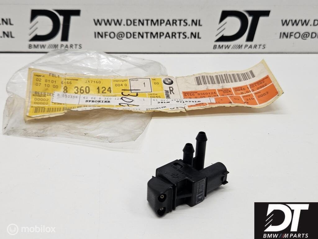 Ruitensproeier rechtsvoor BMW E38 61668360124, Auto-onderdelen, Ruiten en Toebehoren, Nieuw, Ophalen of Verzenden