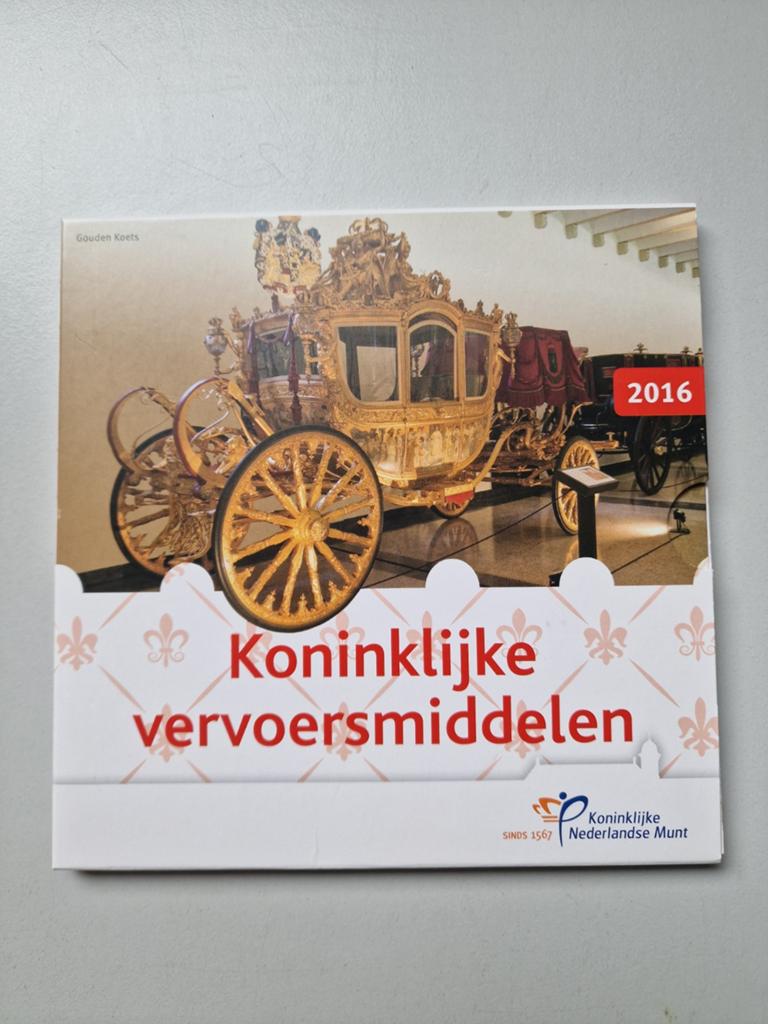 Koninklijke vervoermiddelen muntset 2016, Ophalen of Verzenden, Koningin Beatrix, Euro's