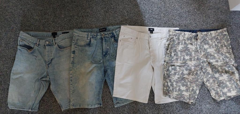 Heren korte broekenpakket L, Kleding | Heren, Spijkerbroeken en Jeans, Ophalen of Verzenden, Zo goed als nieuw, Blauw, W33 - W34 (confectie 48/50)