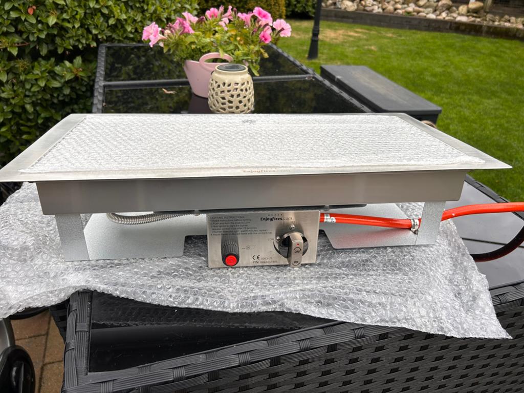 Inbouwbrander Enjoyfires voor vuurtafel 60x30x14cm nieuw!, Ophalen of Verzenden, Nieuw
