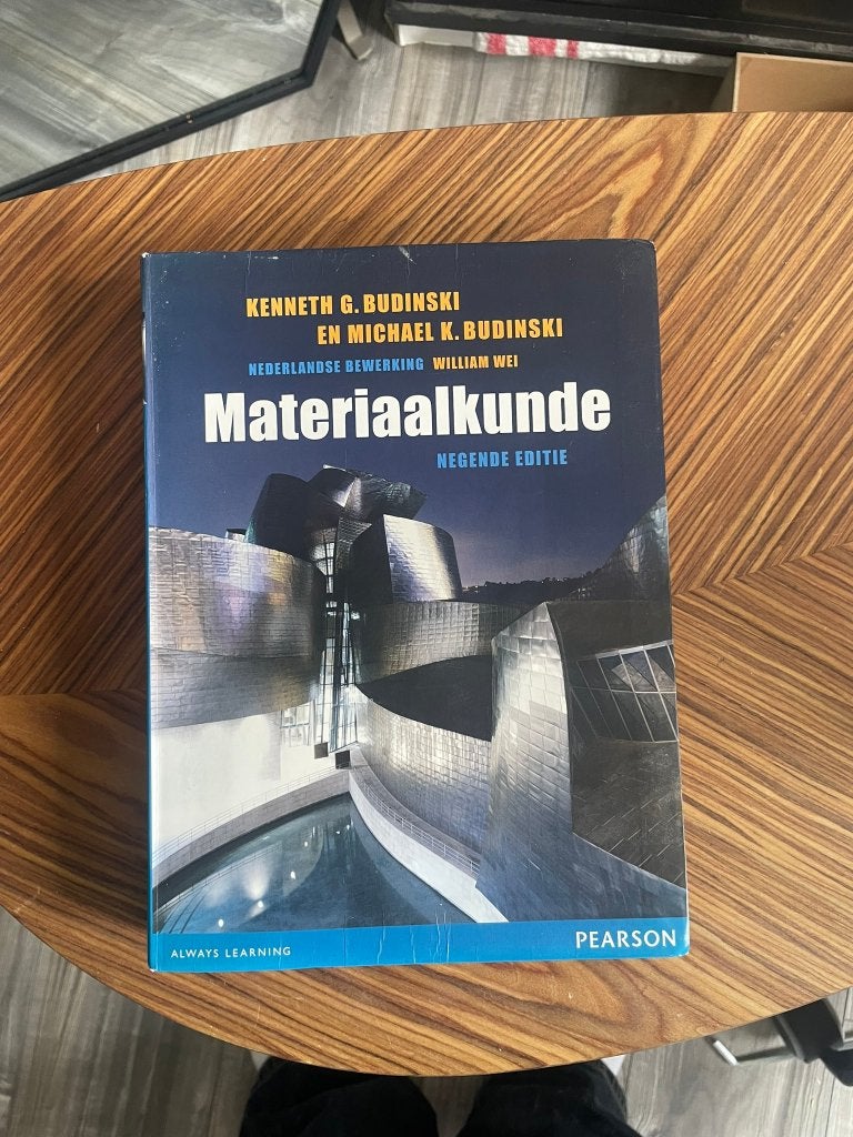 Pearson materiaalkunde negende editie (9e editie), Boeken, Studieboeken en Cursussen, Pearson, Zo goed als nieuw, Beta, HBO