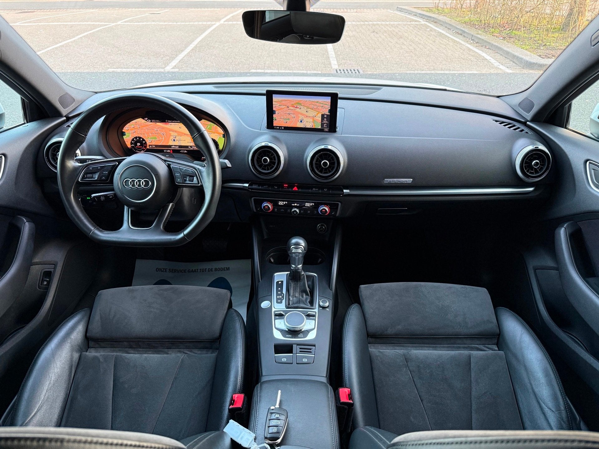 Audi A3 Sportback 40 e-tron Sport 204PK S18/LED/CAM/NAV/LEER, Auto's, Gebruikt, 4 cilinders, Wit, Hybride Elektrisch/Benzine