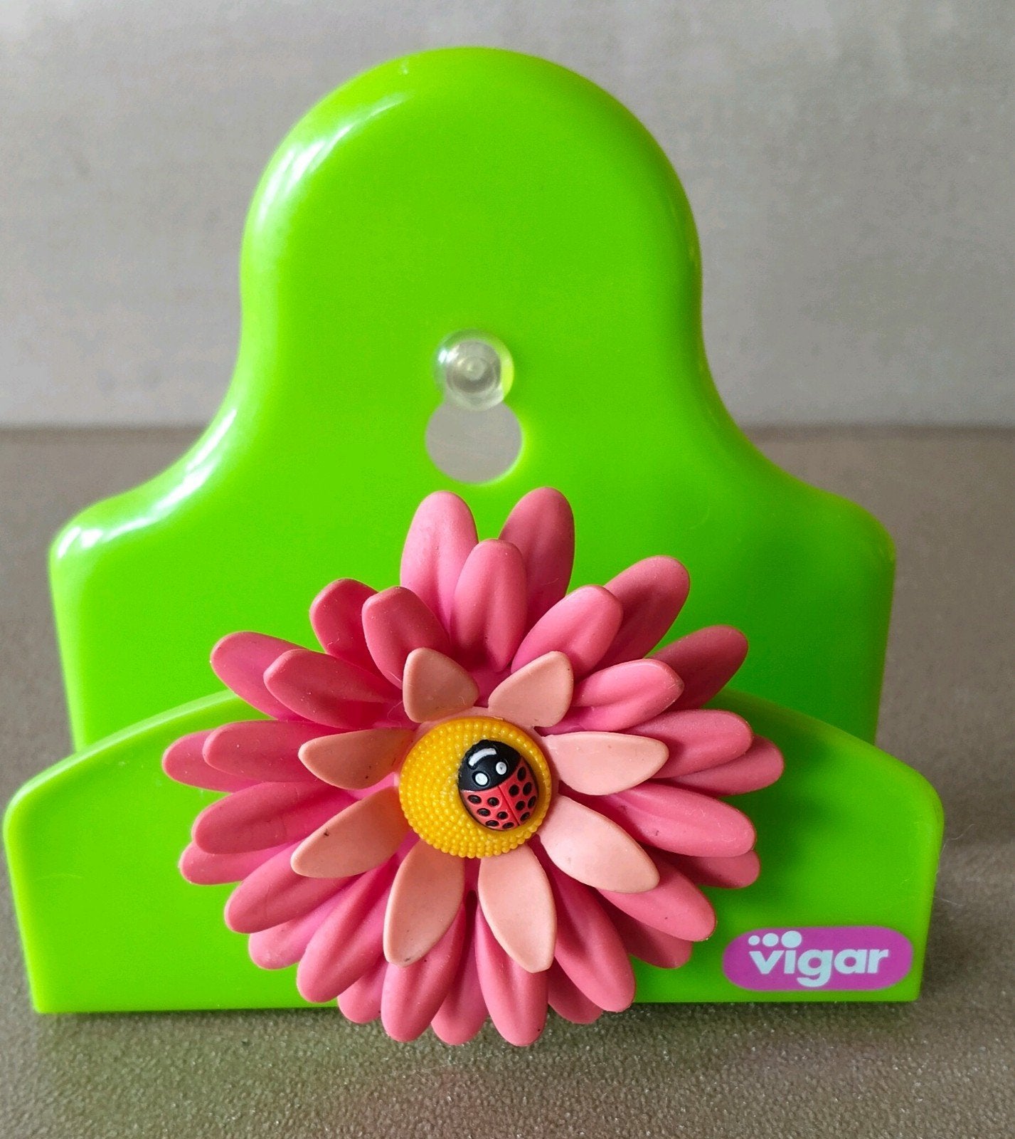 🐞Vigar spons houder+ zuignap, bloem en lieveheersbeestje, Overige typen, Verzenden, Kunststof, Zo goed als nieuw
