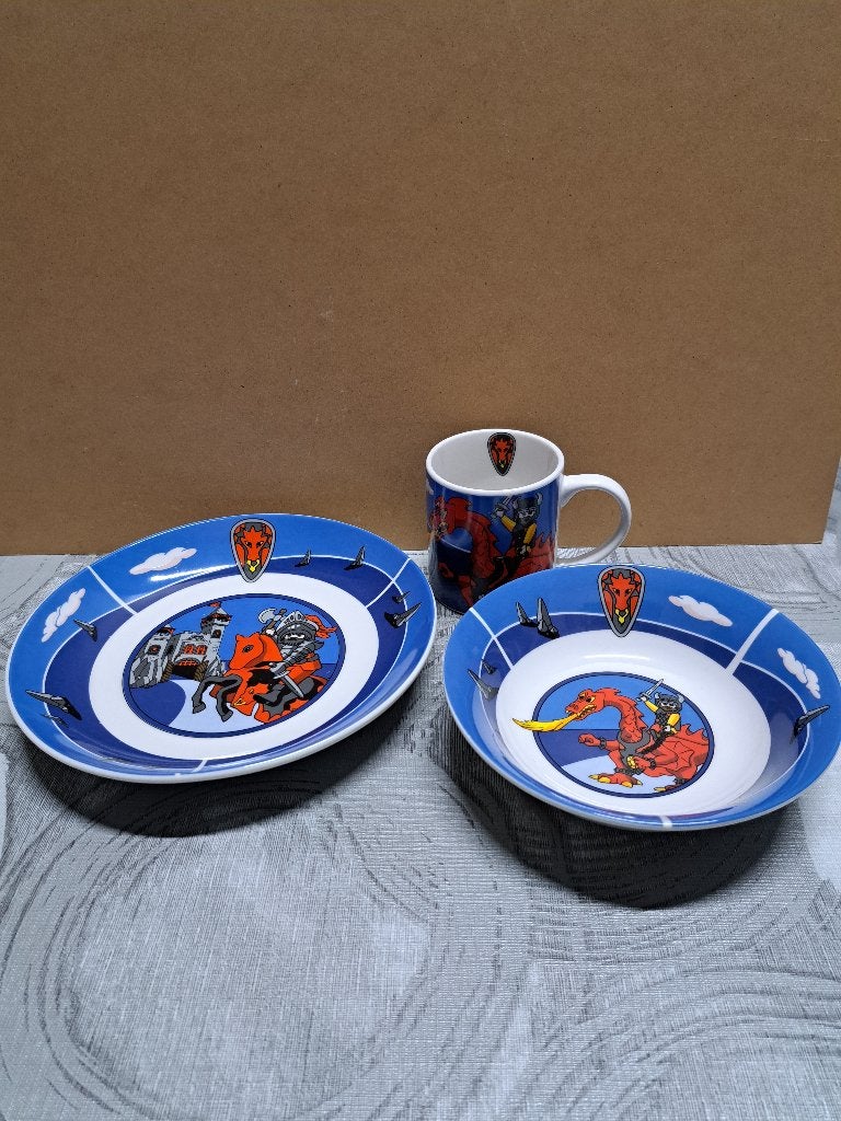 Eetset Drakenridders Playmobil, Kinderen en Baby's, Speelgoed | Playmobil, Verzenden, Nieuw, Complete set