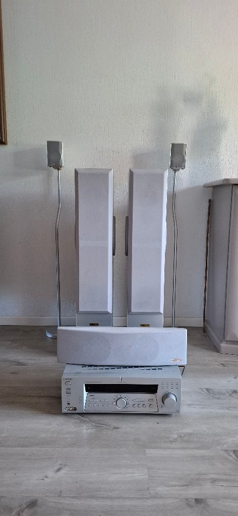 Hepta boxen, Vloerstaande luidspreker, Gebruikt, Inclusief kabels, 60 tot 120 watt