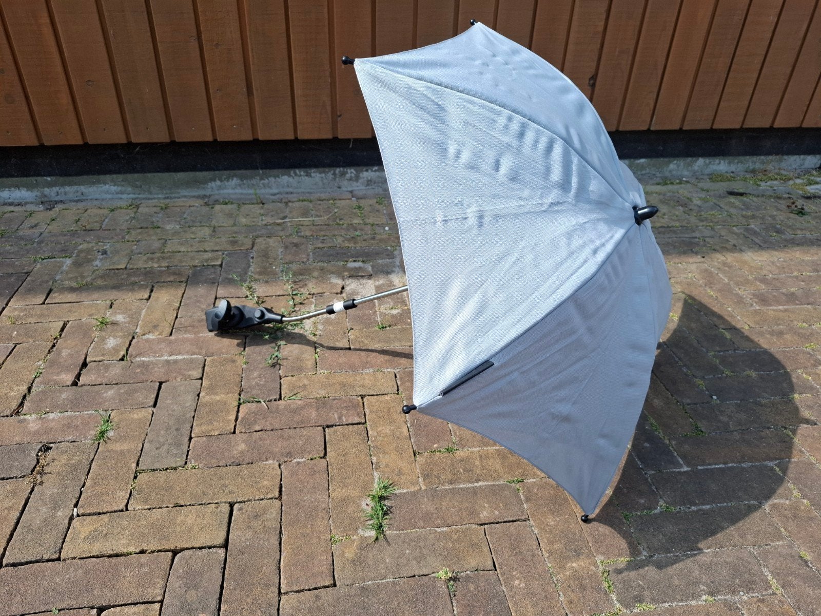 Kinderwagen parasol Kidzriver grijs, Ophalen
