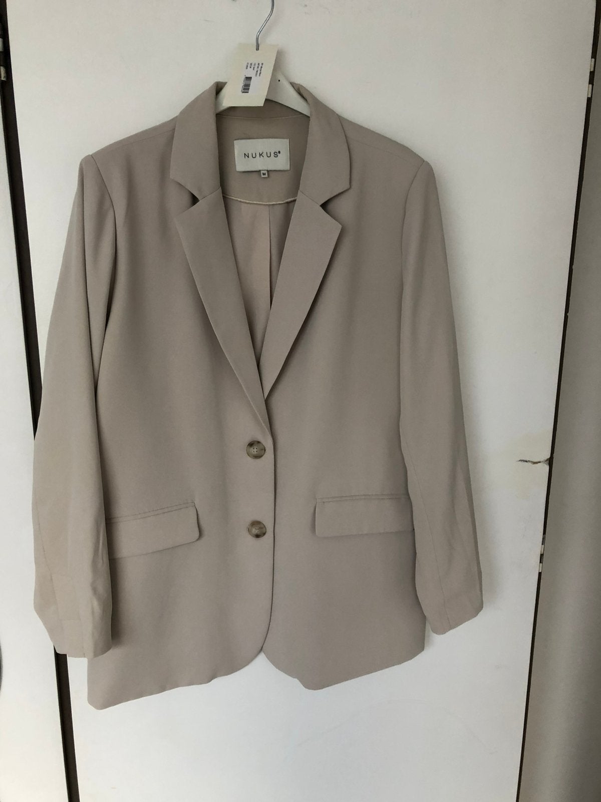 Nukus blazer mt 38, Ophalen of Verzenden, Zo goed als nieuw, Maat 38/40 (M), Beige