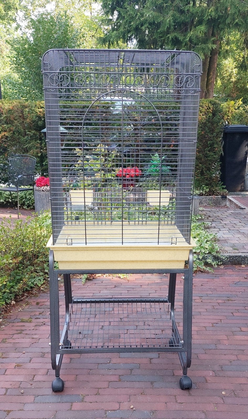 Vogelkooi, papegaaien kooi., Dieren en Toebehoren, Ophalen, Gebruikt, Metaal, Vogelkooi