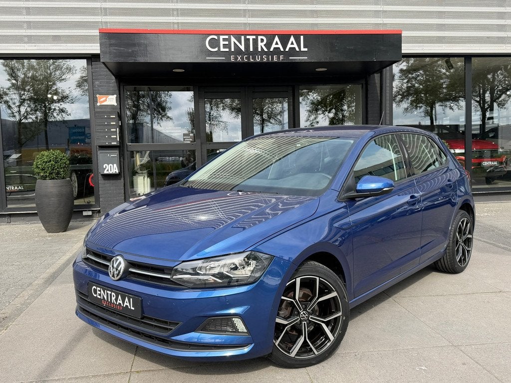 Volkswagen Polo 1.0 TSI 95PK DSG Comfortline ACC|Stoelverwar, Gebruikt, 95 pk, Blauw, Origineel Nederlands