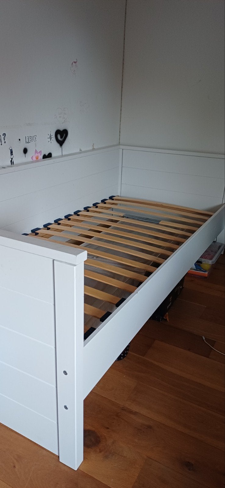 Bed van 200x90 met matras., Ophalen, Gebruikt, 90 cm, Eenpersoons