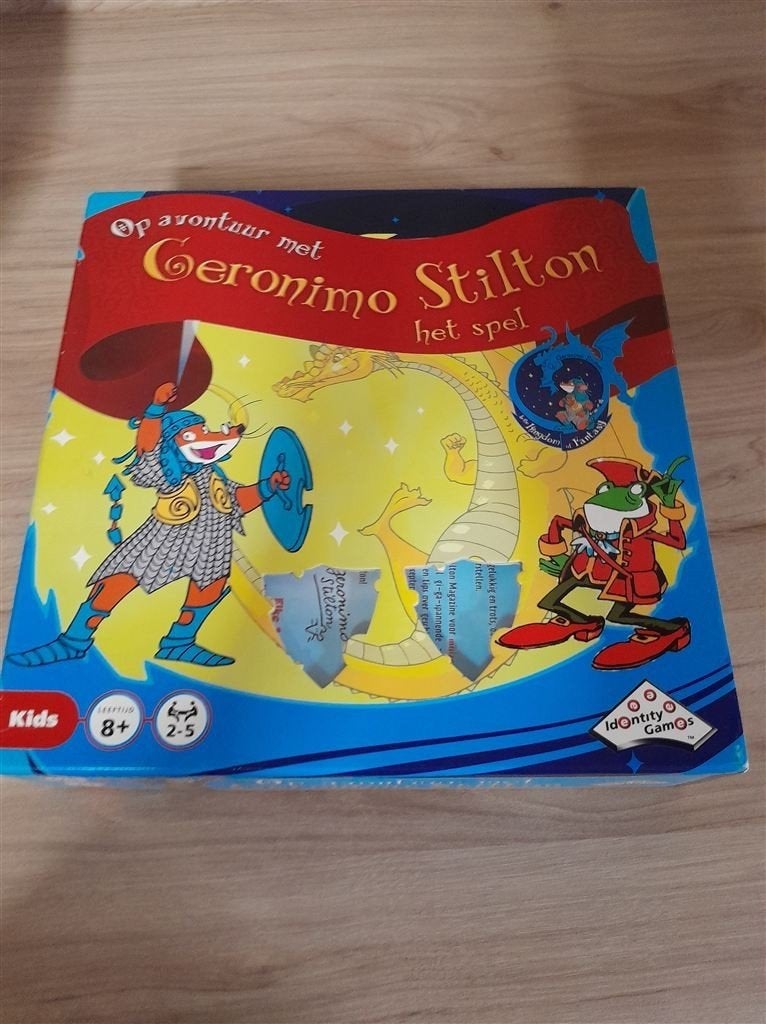 op avontuur met geronimo Stilton het spel - s4491, Hobby en Vrije tijd, Gezelschapsspellen | Bordspellen, Verzenden, Zo goed als nieuw