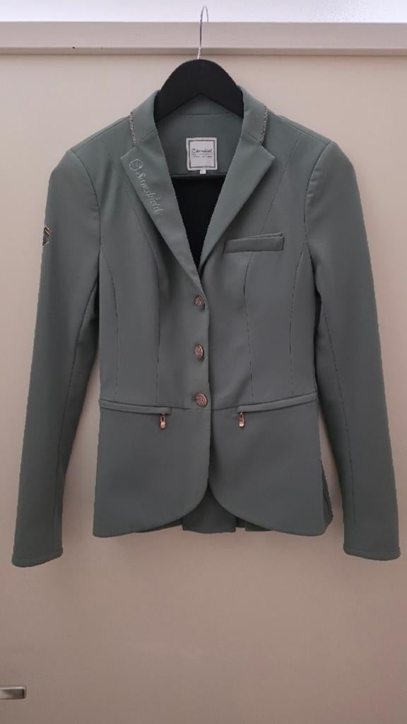 Samshield Wedstrijdjas maat 34, Dieren en Toebehoren, Paardrijkleding, Ophalen of Verzenden, Zo goed als nieuw, Bovenkleding, Kinderen