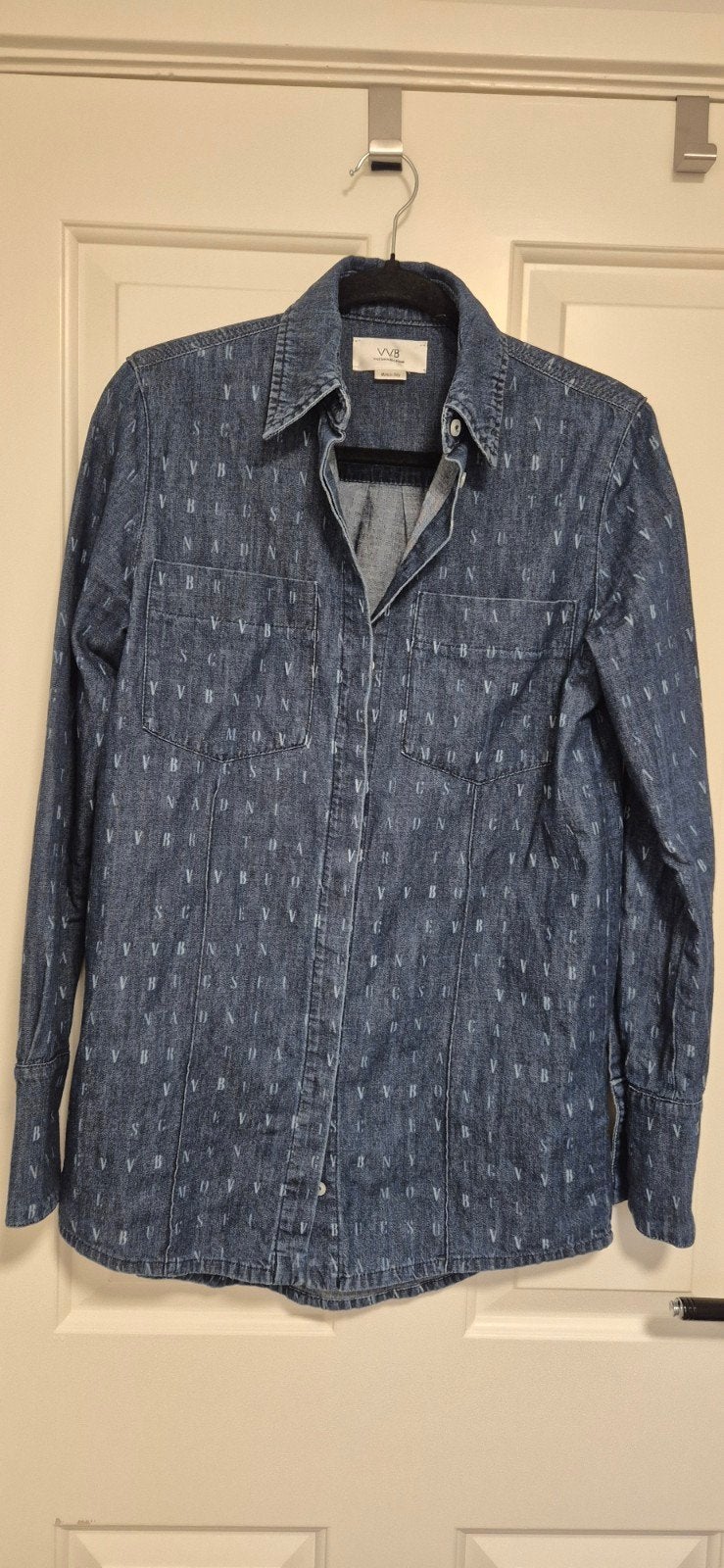 Victoria Beckham denim blouse, Ophalen of Verzenden, Zo goed als nieuw