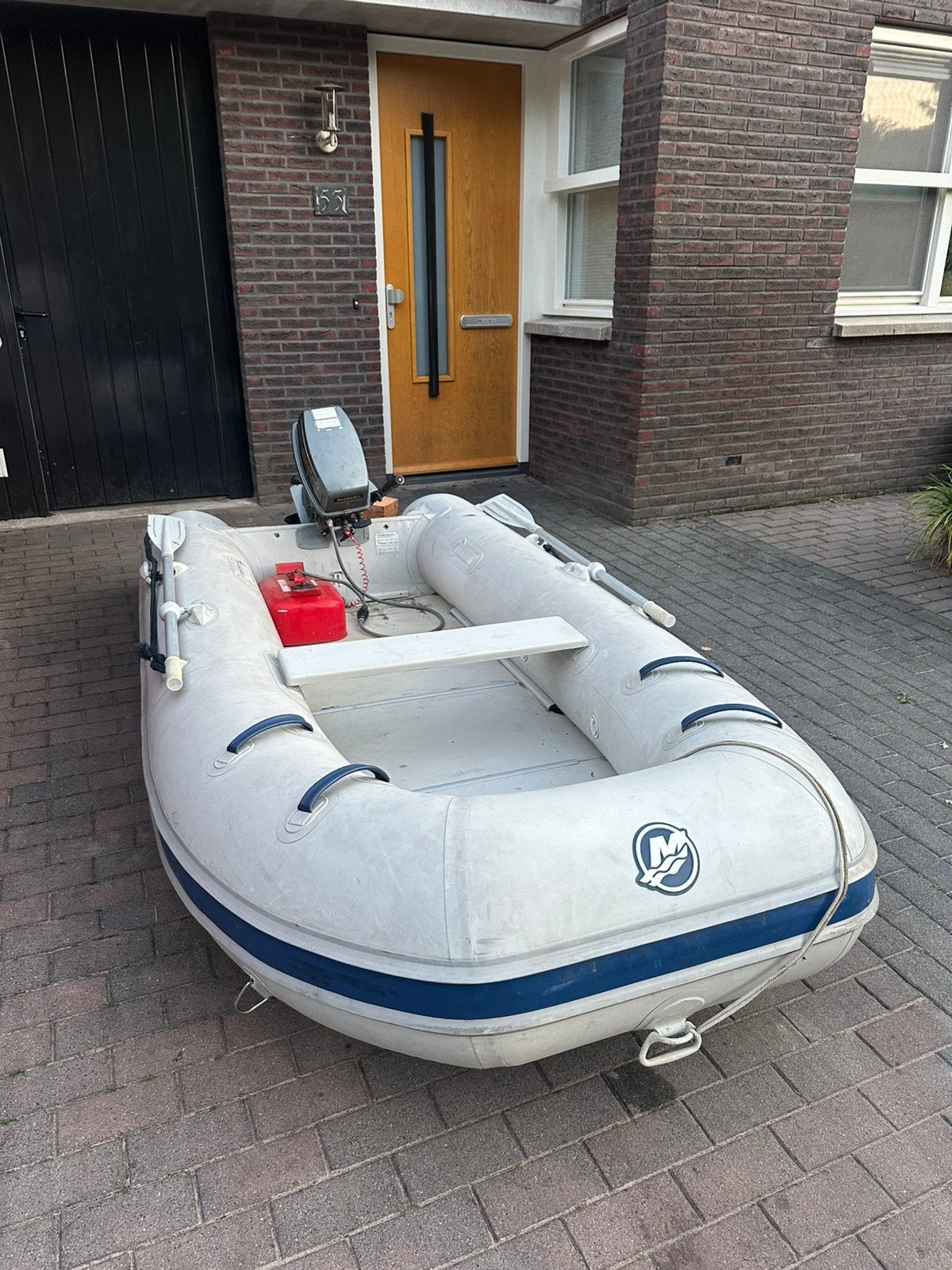 Mercury rib met 4 pk suzuki, Watersport en Boten, Ophalen, Zo goed als nieuw, Overige typen, Motorboot