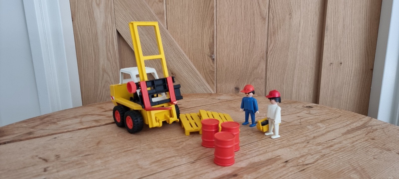 playmobil vorkheftruck, Ophalen of Verzenden, Gebruikt