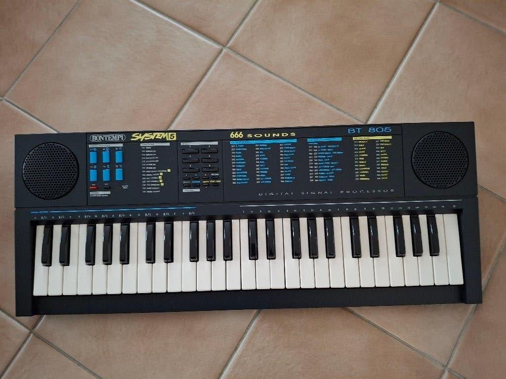Keyboard Bontempi System 5 BT 805, Ophalen, Zo goed als nieuw, Overige aantallen, Overige merken