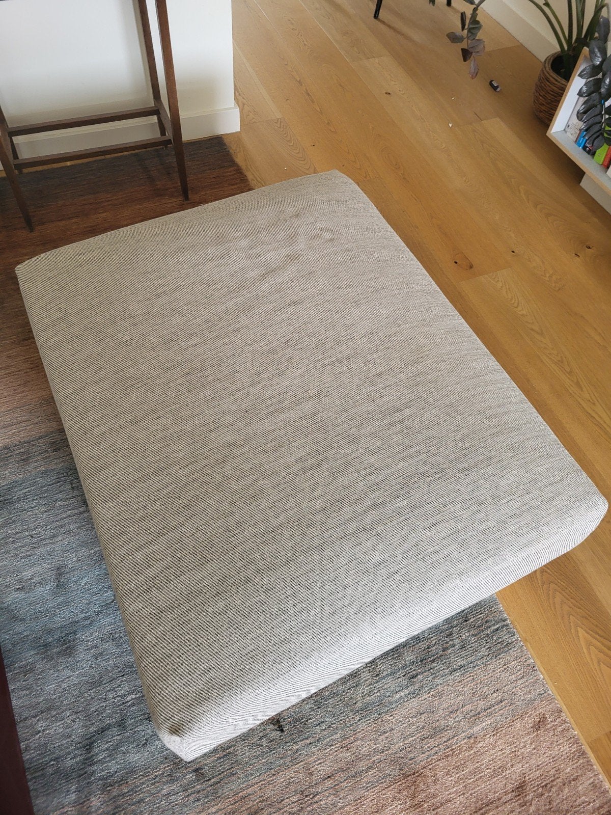 SÖRVALLEN Voetenbank met bergruimte

 Viarp beige/bruin, Ophalen, Modern, Scandinavisch, 75 tot 100 cm, Zo goed als nieuw