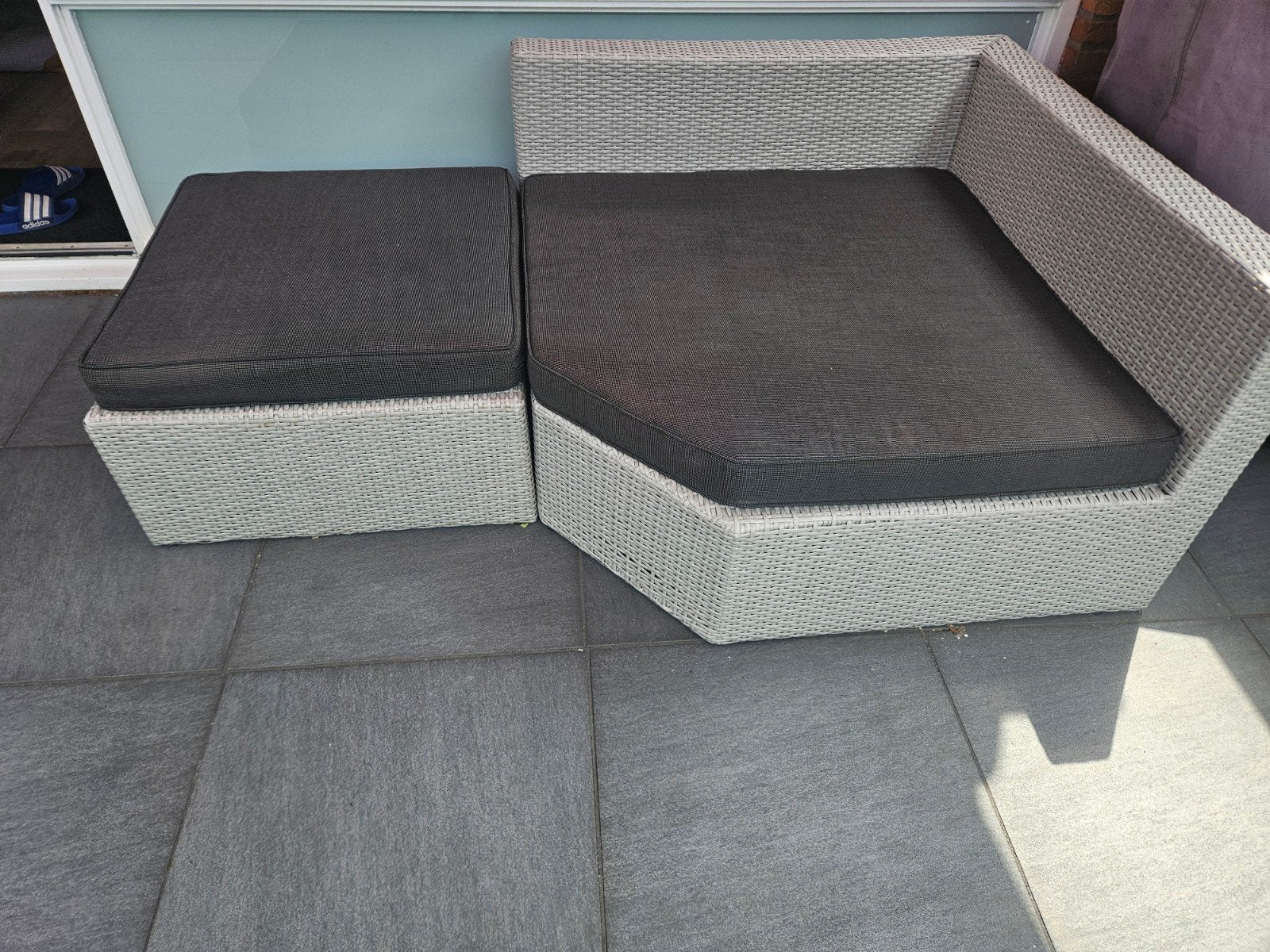 Hocker, Rotan, Hocker, Zo goed als nieuw, Loungeset