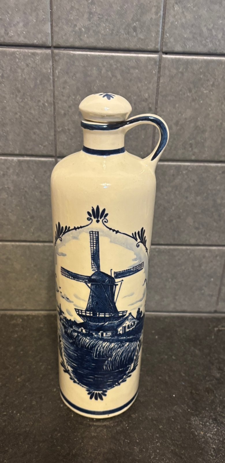 Delftsblauwe fles bols, Ophalen of Verzenden, Huis en Inrichting