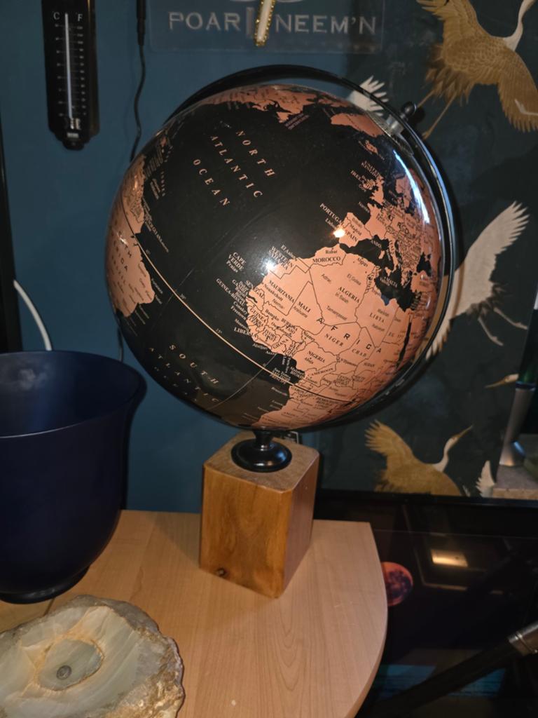 Grote globe wereldbol, Ophalen of Verzenden