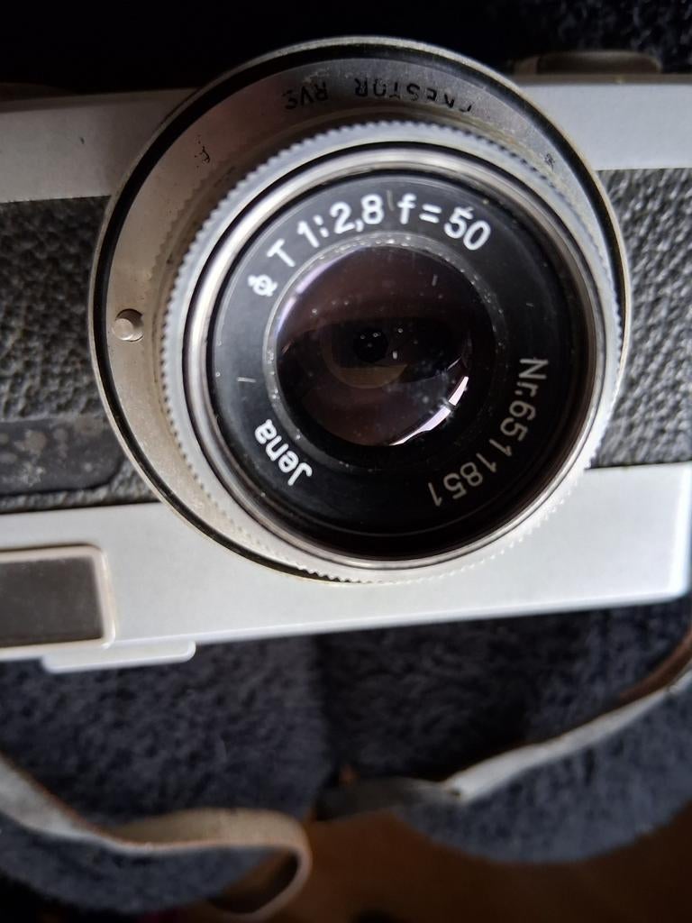 Vintage Carl Zeiss Werra Carl Zeiss Jena T 1:2.8 f=50 lens, Audio, Tv en Foto, Fotocamera's Analoog, Ophalen of Verzenden, Gebruikt