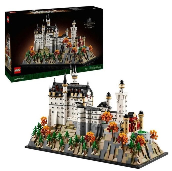 Te huur: Lego - Slot Neuschwanstein 21063, Kinderen en Baby's, Gebruikt, Lego, Ophalen of Verzenden, Complete set
