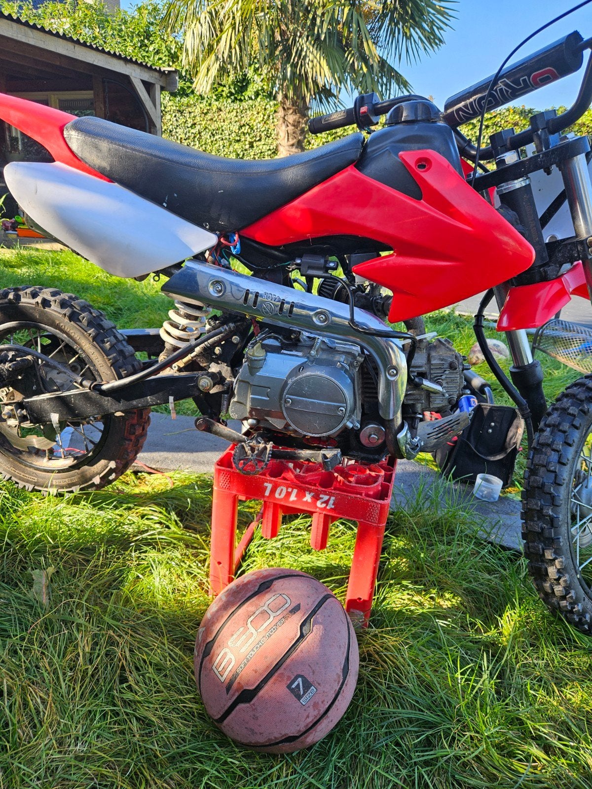Mooie 110cc crossmotor met nieuwe onderdelen, Ophalen of Verzenden, Gebruikt, Overige merken