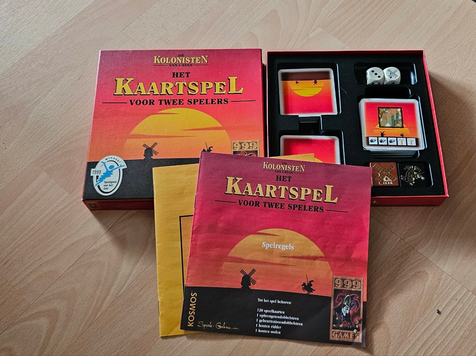 Kolonisten van Catan kaartspel, Hobby en Vrije tijd, Ophalen of Verzenden, Gebruikt