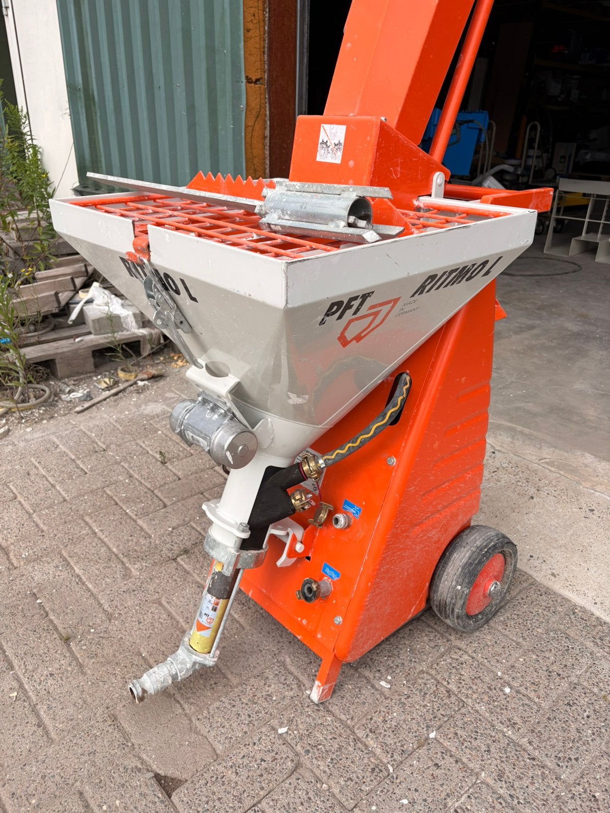 Pft ritmo L , gipsspuitmachine 230v, Doe-het-zelf en Verbouw, Gereedschap | Overige machines, Gebruikt, Ophalen