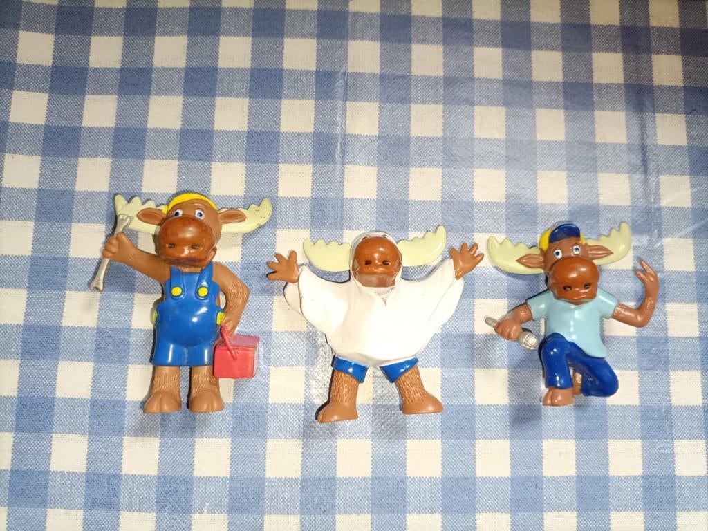 3 Ikea eland poppetjes, Ophalen of Verzenden, Zo goed als nieuw