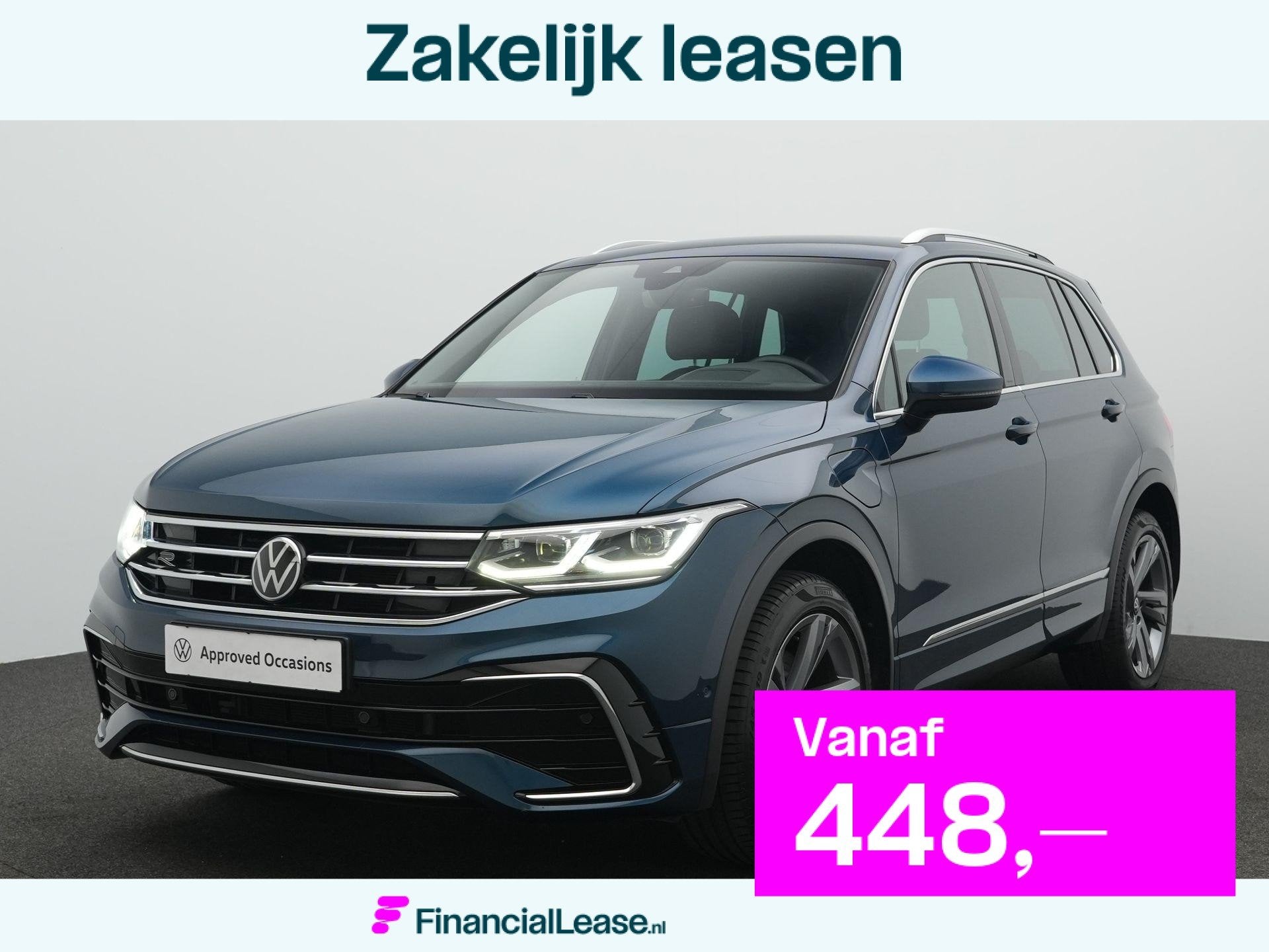 Volkswagen Tiguan 1.4 TSI 245pk eHybrid R-Line Business+ | T, Stof, Blauw, Hybride Elektrisch/Benzine, 10 kWh