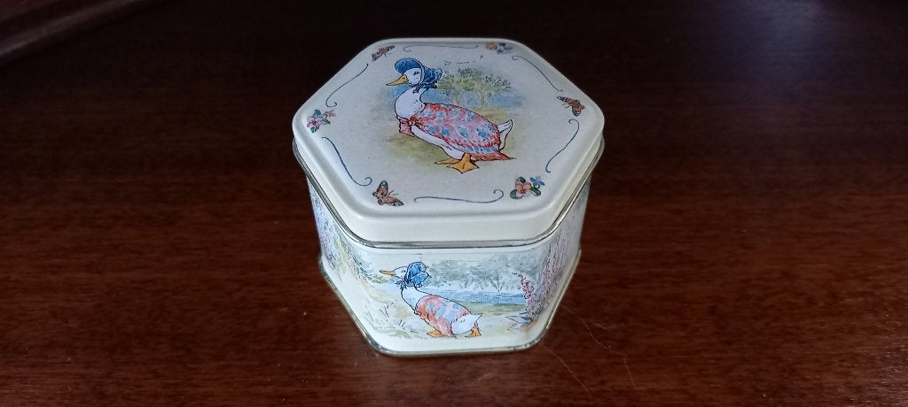 Beatrix Potter blikken doosje met Jemima Puddleduck, Ophalen of Verzenden, Gebruikt, Overige, Overige merken