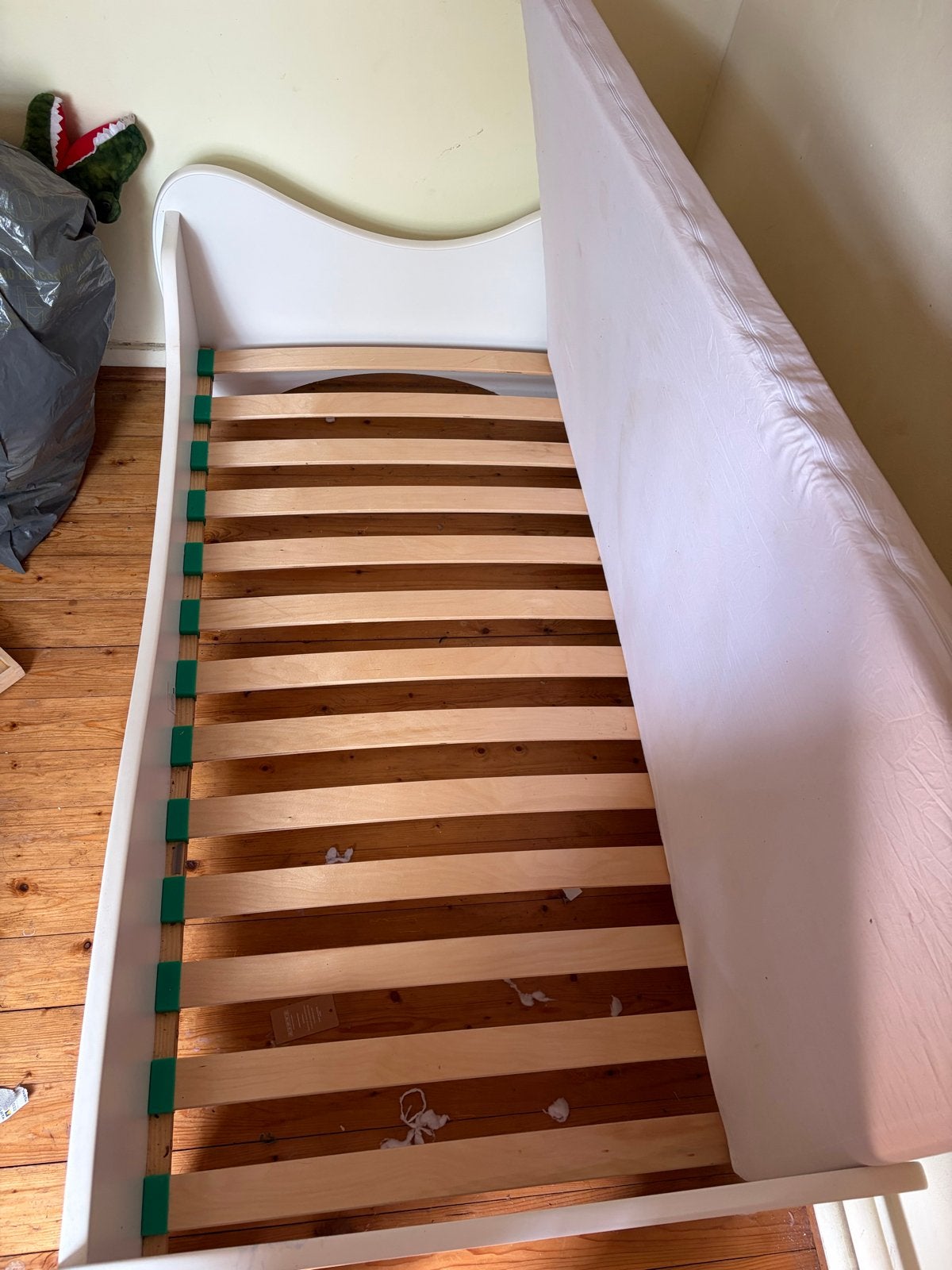 kinderbed / peuterbed met matras - 140x70 cm, Ophalen, Gebruikt, 70 tot 85 cm, 140 tot 160 cm