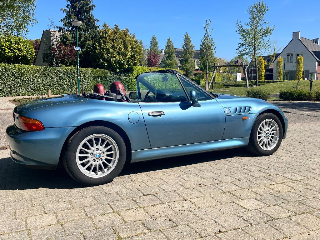 BMW Z3 1.9 103KW 1997 Blauw, Euro 2, 1160 kg, Achterwielaandrijving, 4 cilinders