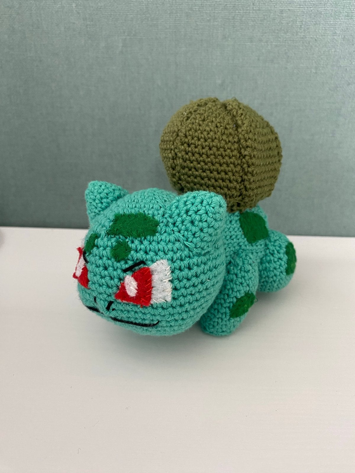 Gehaakte Bulbasaur Pokémon Knuffel - Handgemaakt, Overige merken, Overige typen, Nieuw, Pokémon