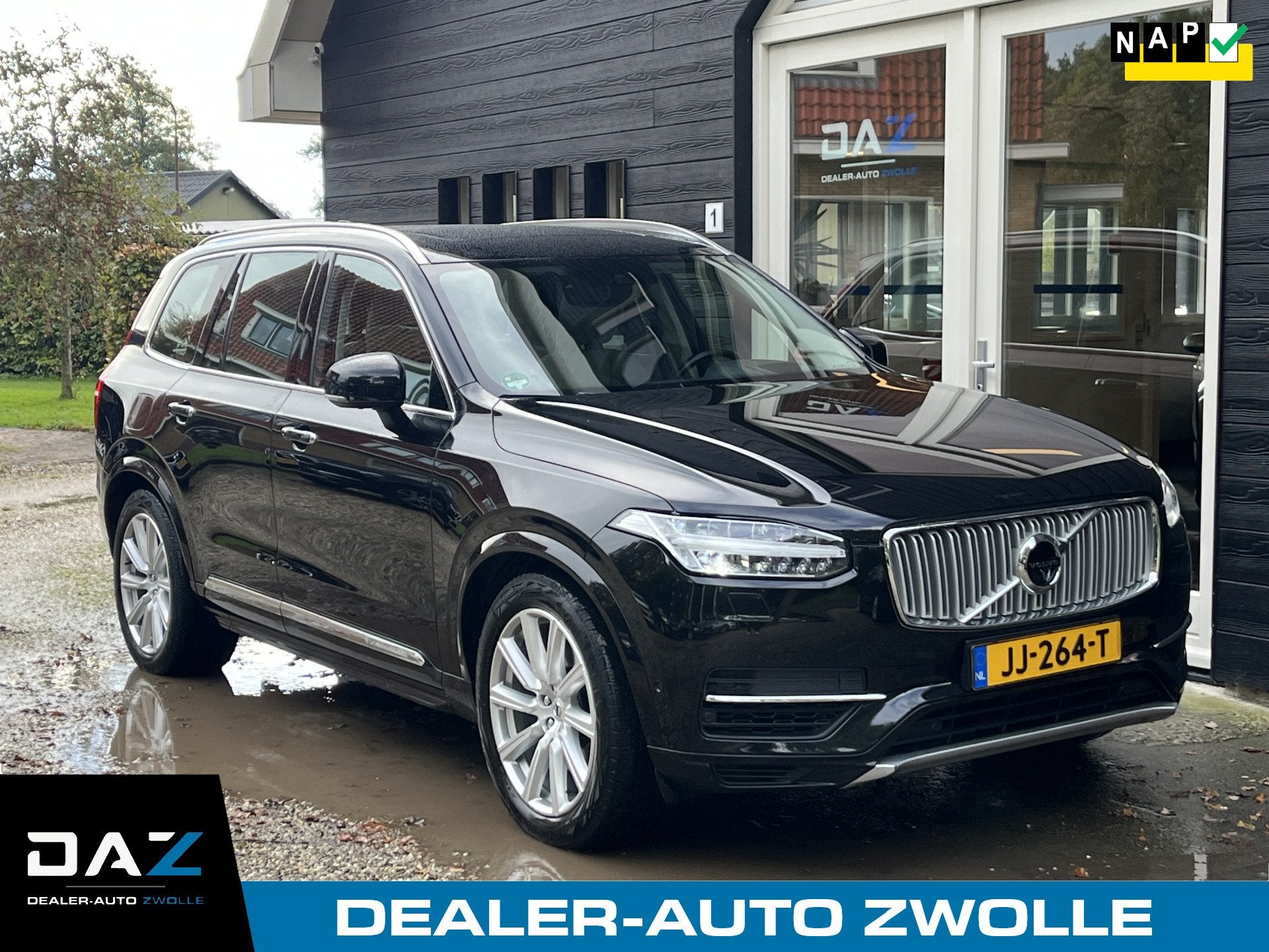 Volvo XC90 2.0 T8 Twin Engine AWD Inscription 7P/Ecc/Leer/Na, Auto's, Dealer onderhouden, Gebruikt, 1969 cc, 7 stoelen