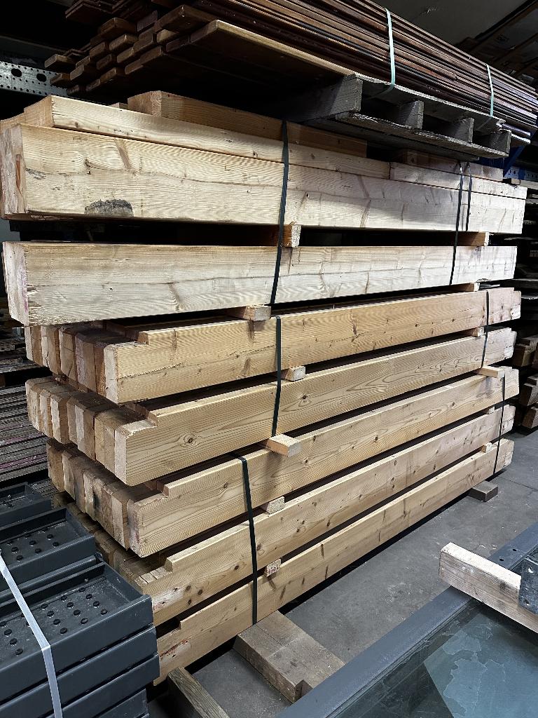 Houten balken vuren met kopmaat 200 x 70 mm, Ophalen, Zo goed als nieuw, 250 tot 300 cm, 50 mm of meer