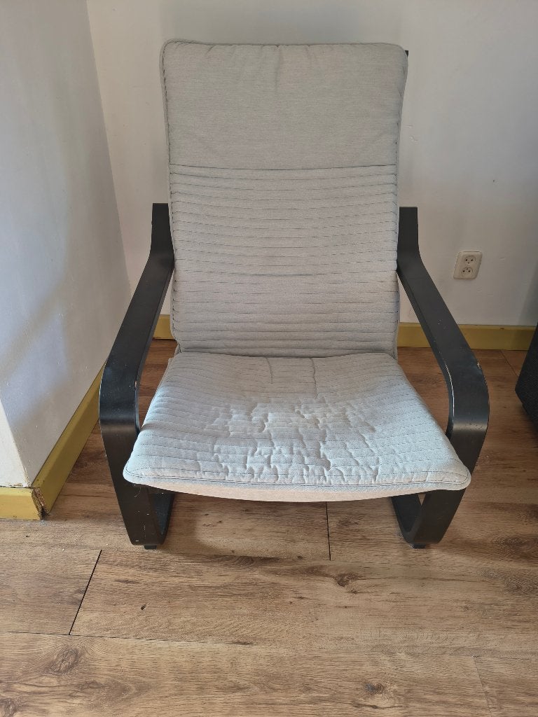 Ikea poang fauteuil stoel, Huis en Inrichting, Fauteuils, Ophalen, Gebruikt, 75 tot 100 cm, 50 tot 75 cm