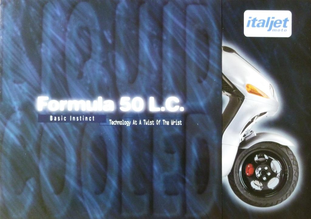 Folder ITALJET Formula 50 L.C. 1998, Fietsen en Brommers, Ophalen of Verzenden, Nieuw